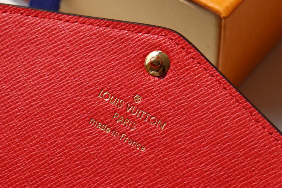 Portafoglio lungo LOUIS VUITTON SARAH con flip