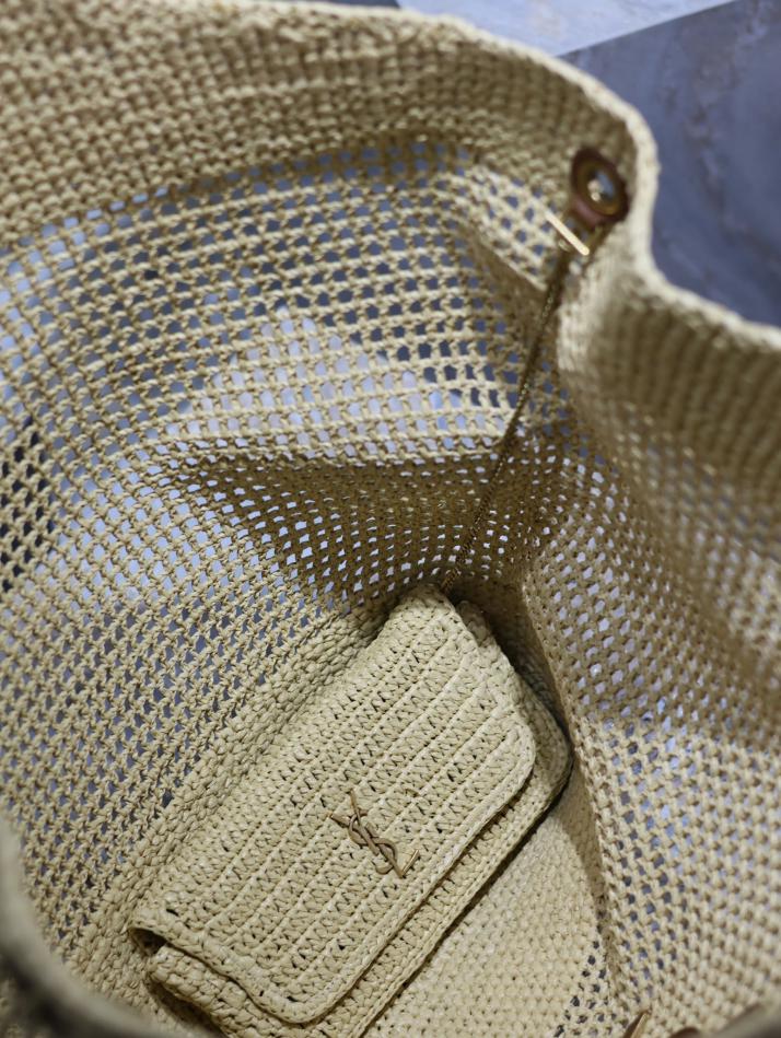 Borsa shopping SAINT LAURENT ICARE in tessuto