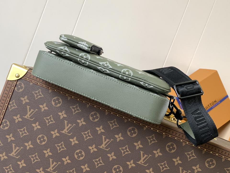 Louis Vuitton top chip di transcodifica dell’ordine originale nuovo set di borse da uomo in tre pezzi Borsa a tracolla Trio