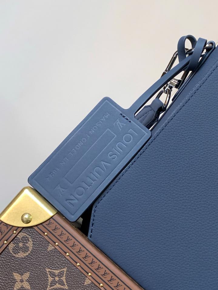 Borsa a tracolla LV Aerogram con chip di transcodifica dell’ordine originale Louis Vuitton