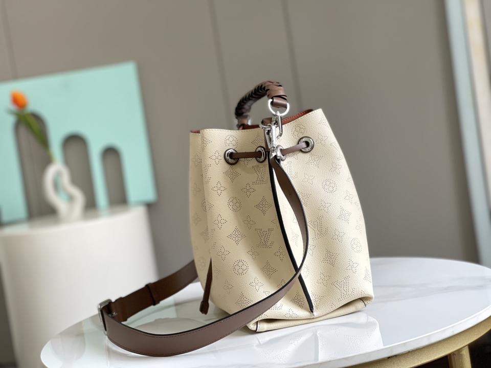 Louis Vuitton chip dinamico strato superiore M55800M55799 Borsa a secchiello Vert LagonMuria (6517)