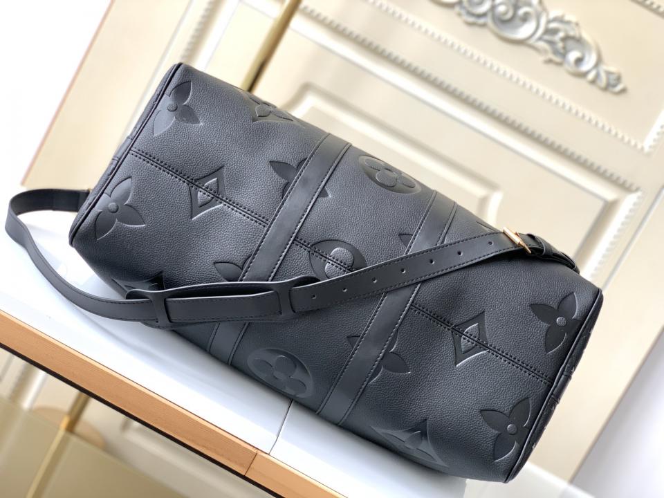 Louis Vuitton top chip dinamico hardware semi-acciaio originale M45532 Borsa da viaggio Keepall BANDOULIÈRE 45