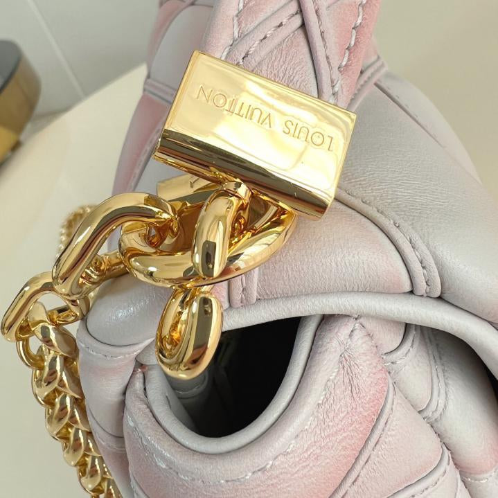 Louis Vuitton top ordine originale M22891 bianco sporco M14282 twist Borsa media Nicolas Ghesquière GO-14 (8EC9)