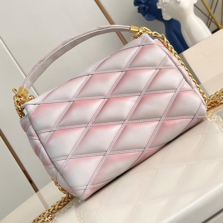Louis Vuitton top ordine originale M22891 bianco sporco M14282 twist Borsa media Nicolas Ghesquière GO-14 (8EC9)