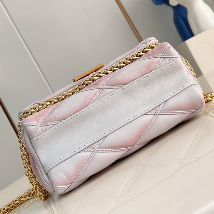 Louis Vuitton top ordine originale M22891 bianco sporco M14282 twist Borsa media Nicolas Ghesquière GO-14 (8EC9)