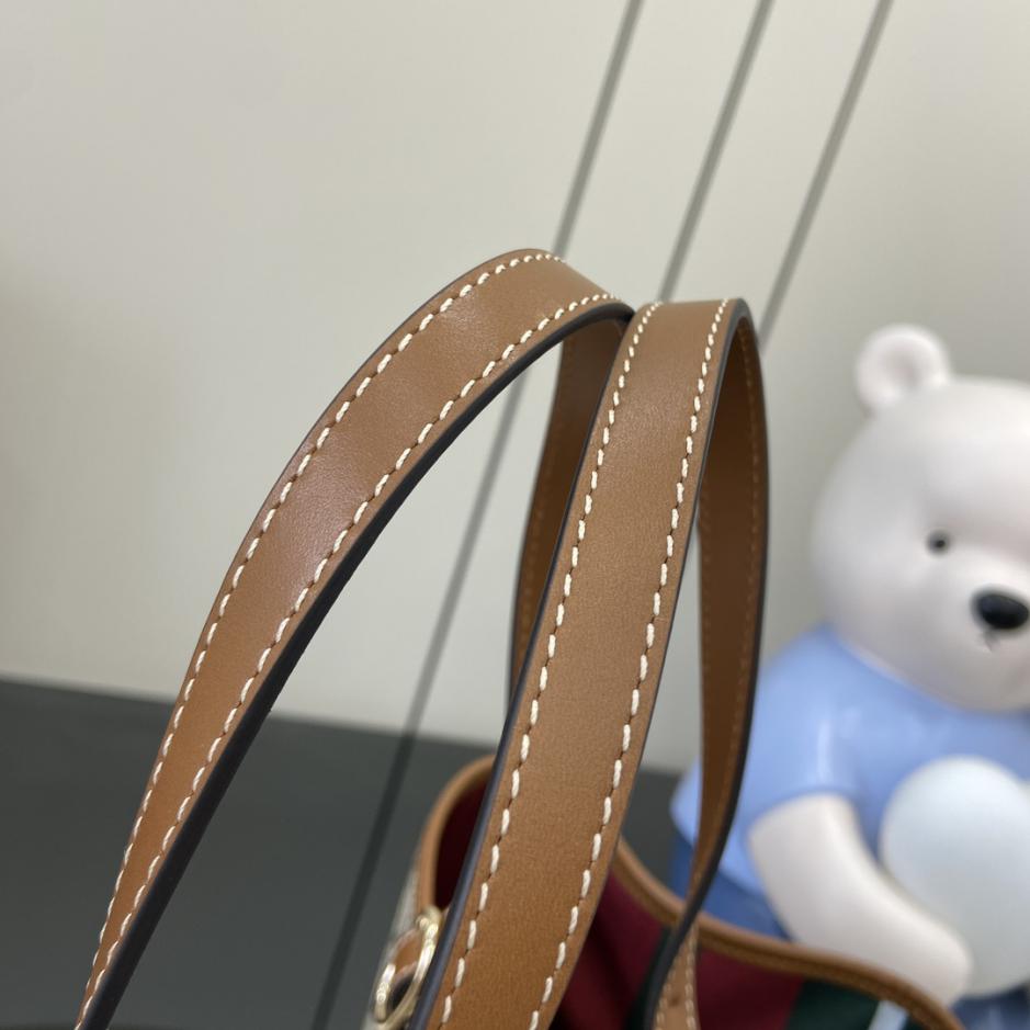 Con borsa regalo verde originale] Borsa tote grande serie Gucci GG Emblem