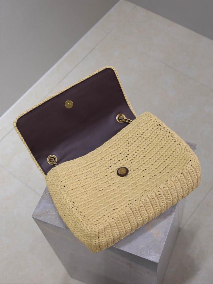 SAINT LAURENT Borsa Niki in tessuto