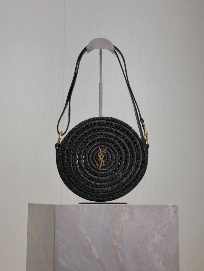 Borsa tonda intrecciata SAINT LAURENT