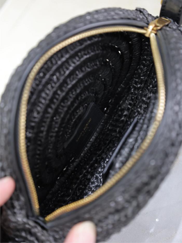 Borsa tonda intrecciata SAINT LAURENT