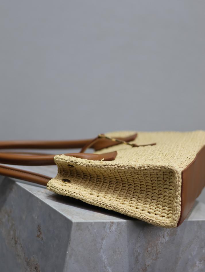 SAINT LAURENT borsa in tessuto portatile