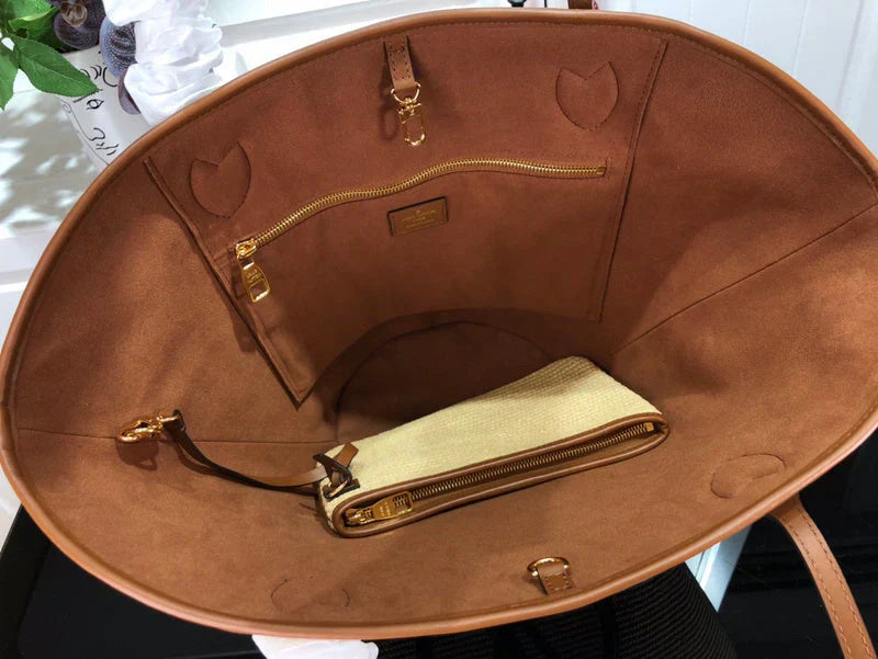 Louis Vuitton Saint Jacques Cesto in Vimini e Pelle - Beige