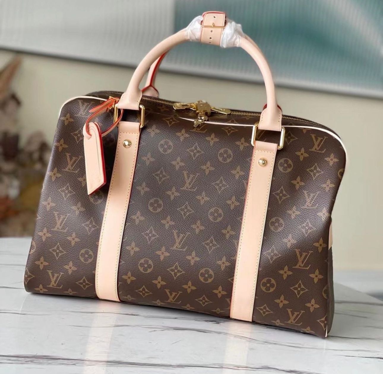 Louis Vuitton Borsa Carryall in Tela Monogram