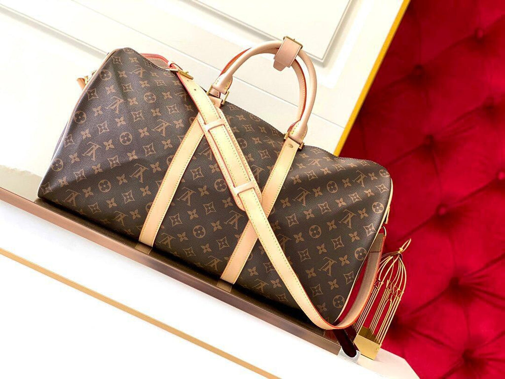 Louis Vuitton Keepall Bandoulière 55 in Tela Monogram - Icona del Viaggio