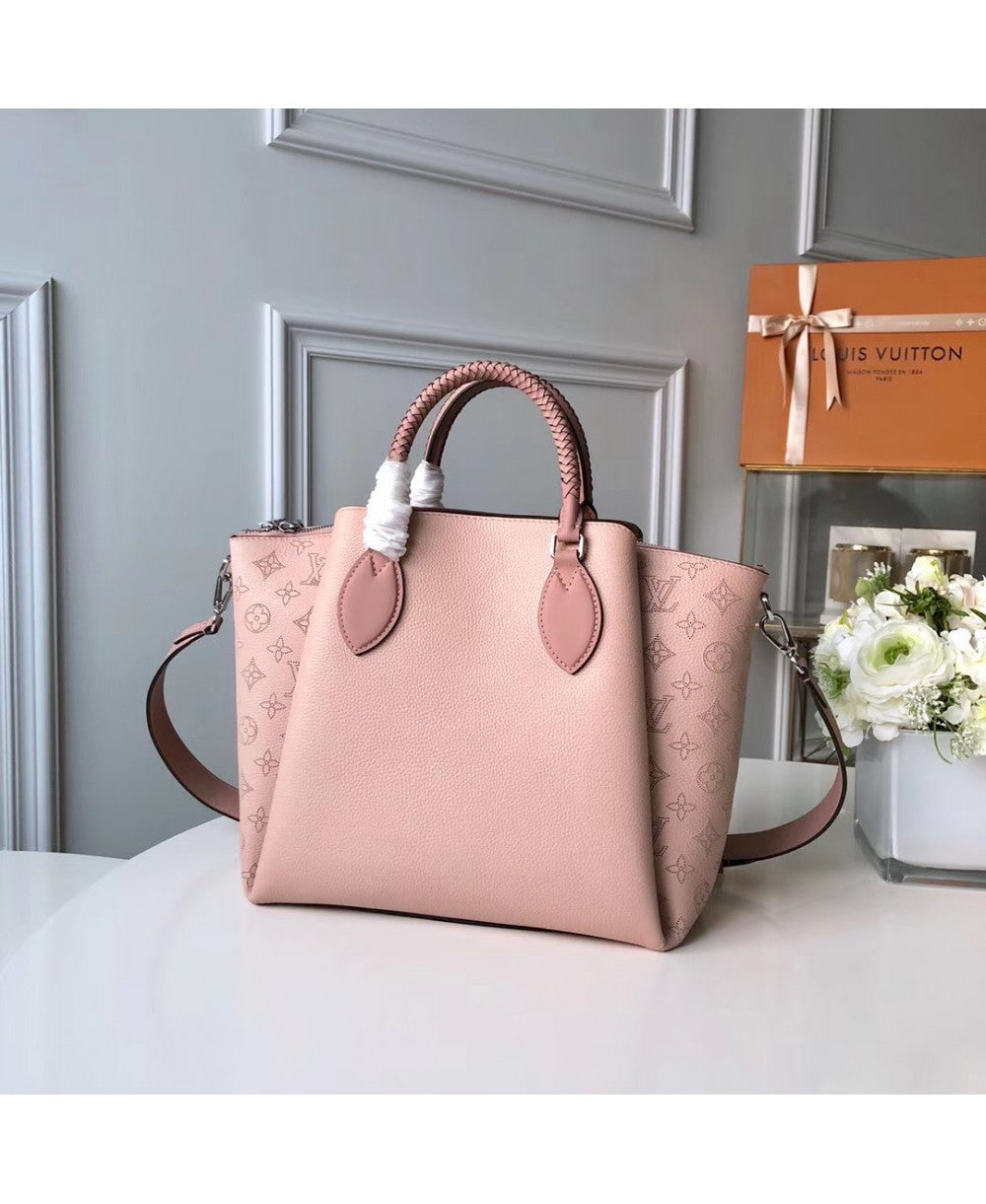 Louis Vuitton Borsa Haumea in Pelle Traforata Mahina - Rosa Magnolia