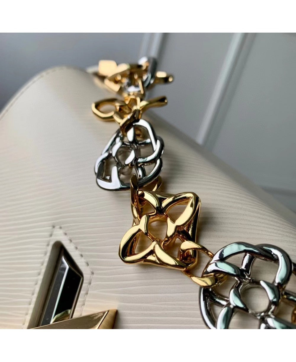 Louis Vuitton Twist MM in Pelle Epi con Tema Twisted Flowers