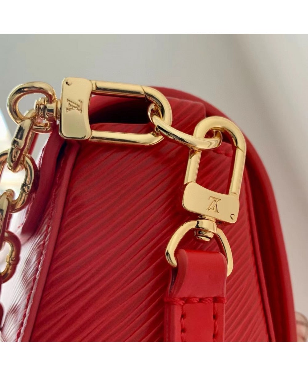 Louis Vuitton Pochette Twist West in Pelle Epi - Rosso