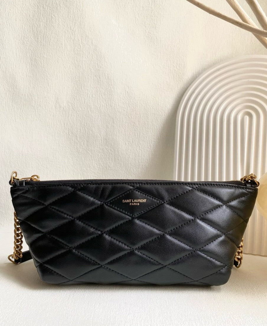 SAINT LAURENT MINI BAG IN QUILTED LAMBSKIN
