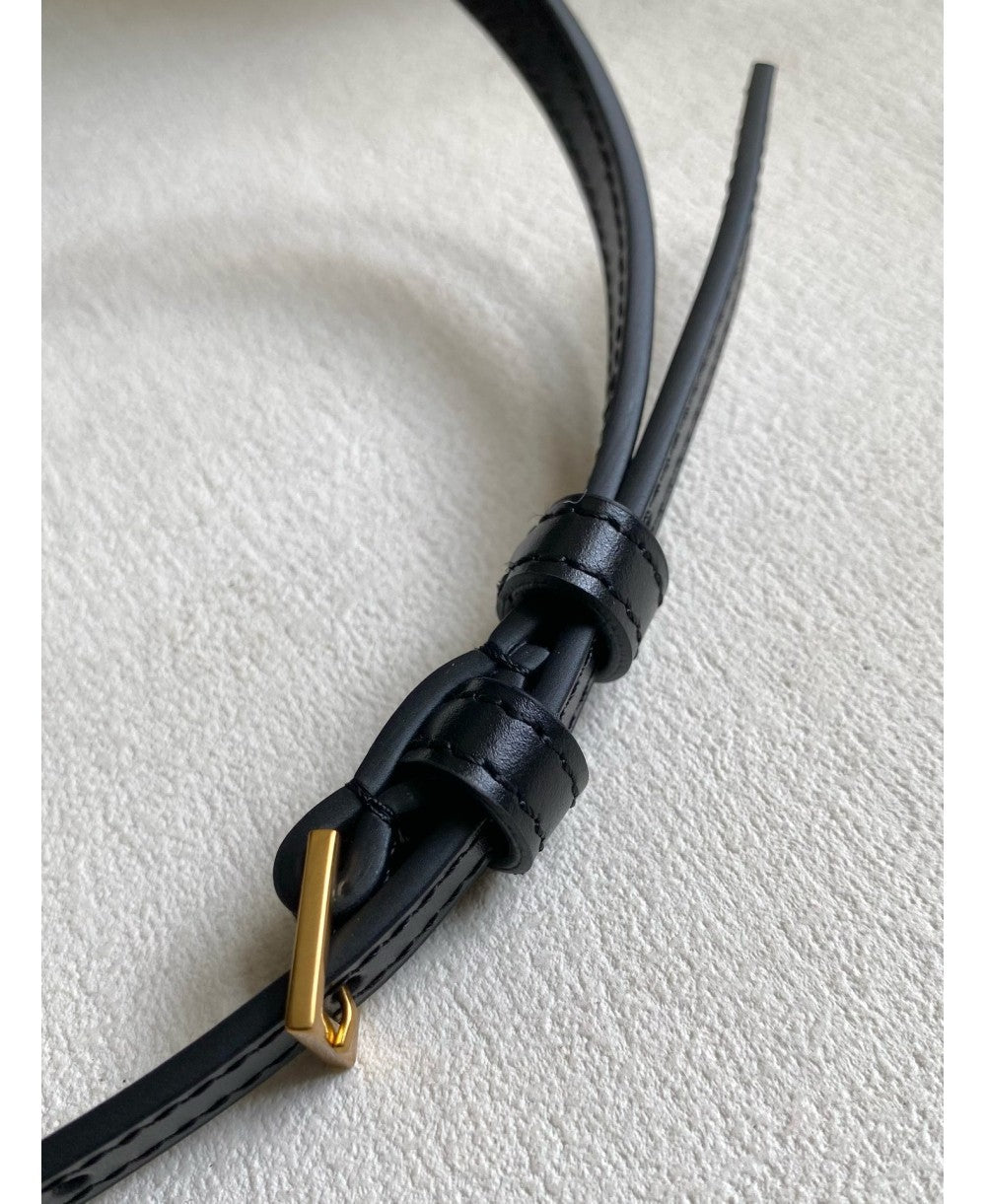 SAINT LAURENT LE 37 MINI IN SHINY LEATHER