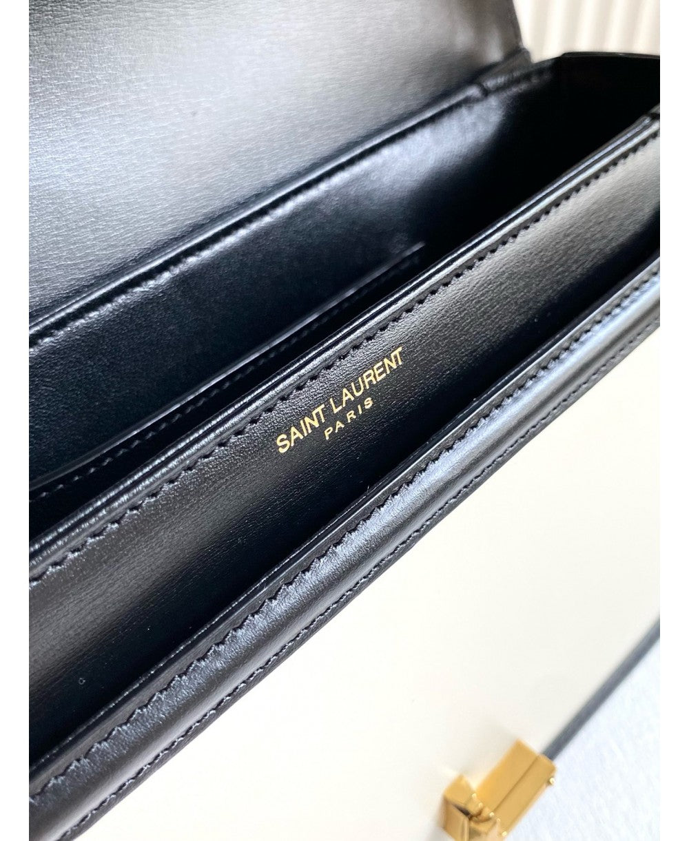 SAINT LAURENT SOLFERINO MEDIUM SATCHEL IN BOX SAINT LAURENT